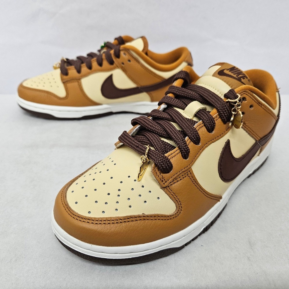 Nike Dunk Low SE Sneakers HQ7487-700 Desert Ochre Fauna Brown Womens Size 9 - Picture 4 of 11